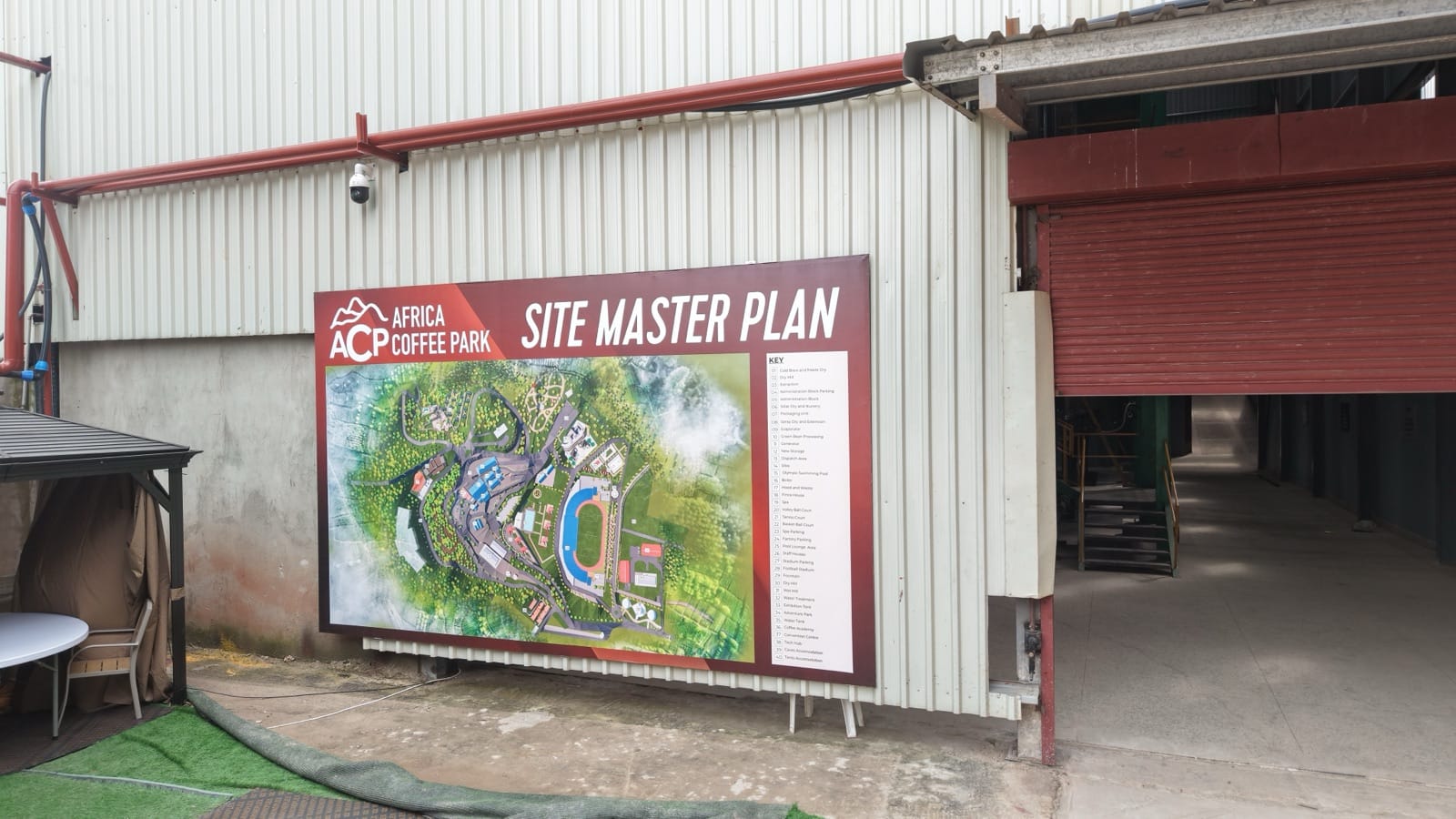 Estate master plan display