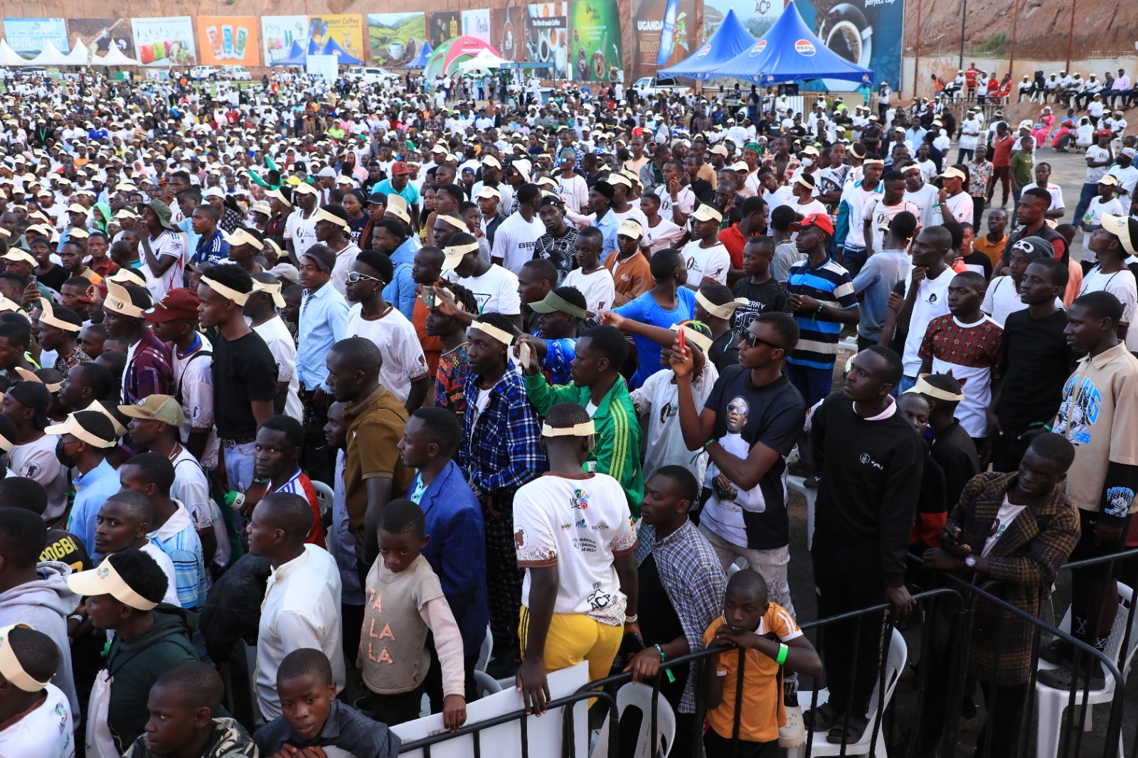 Large crowd at the Africa Coffee Fest evening concert