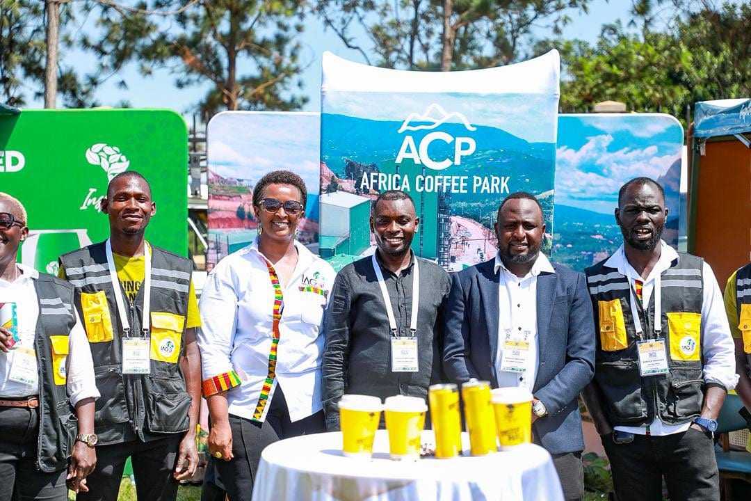 The Africa Coffee Park service team at the national swearing-in ceremony, Kololo
