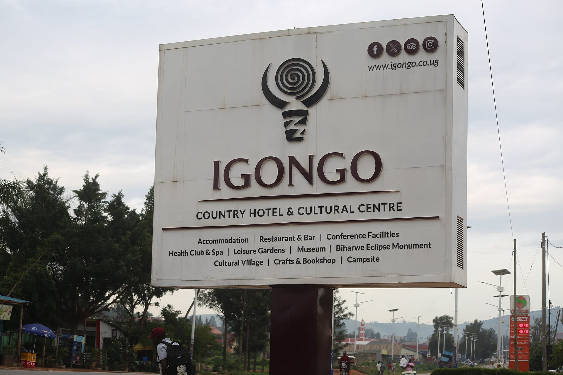Igongo Cultural Centre Museum sign